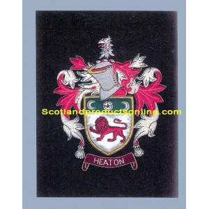 Heaton Family Crest/Coat Of Arms