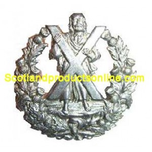 Metal Cap Badge "Cameron Black Watch"
