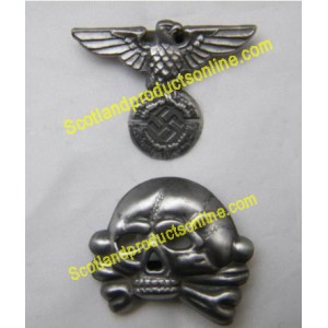 Metal Cap Badge "Replica Of SS Early Version"