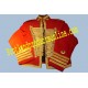 RED OFFICER HUSSAR MILITARY JACKET