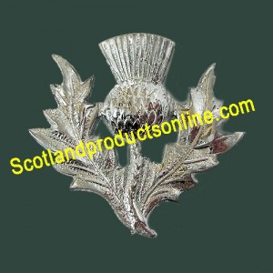 Thistle Glengarry Metal Cap Badge