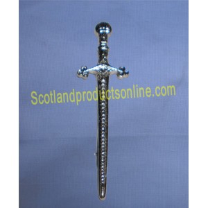 Celtic Knot Thistle Sword Scottish Kilt Pin