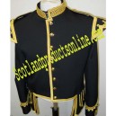 Black Pipe Band Doublet Jacket