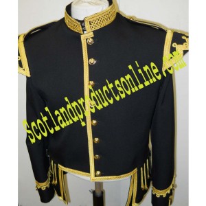 Black Piper/Drummer Doublet Jacket