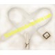 White PVC Marching Band Bass Drum Crossover Sling