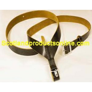Black Leather Marching Band Bass Drum Sling