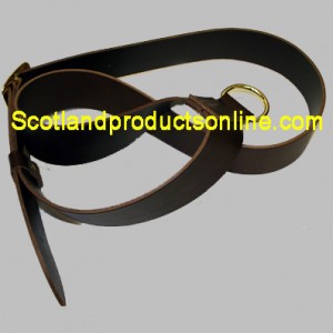 Black PVC Marching Band Side Drum Sling