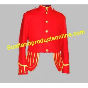 Source Red Marching Band Doublet Jacket With Golden Laces Trim Buttons  Bagpiper Marching Band Doublet Available For Youth Men And Women on  m.