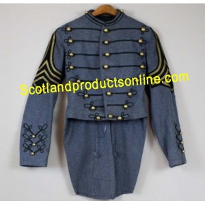 Vintage Marching Band And Military Jacket
