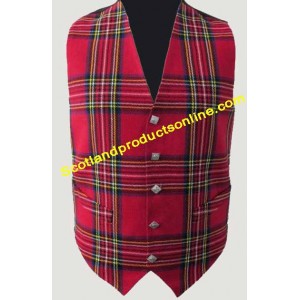Royal Stewart Tartan Waistcoat/Vest