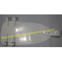 White PVC Drum Leg Apron/Pad