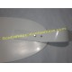 White PVC Drum Leg Apron/Pad