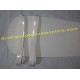 White PVC Drum Leg Apron/Pad