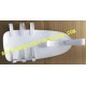 White PVC Drum Leg Apron/Pad