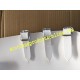 White PVC Marching Drum Leg Apron/Pad