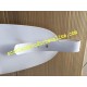 White PVC Marching Drum Leg Apron/Pad