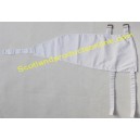 White Cotton Leg Apron