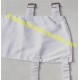 White Cotton Leg Apron