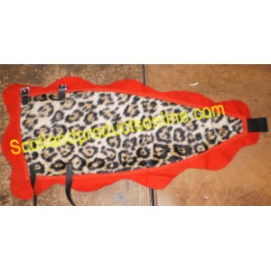 Artificial Leopard Marching Band Drummer Skin Leg Apron/Protector