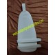White PVC Marching Drummer Leg Apron/Pad