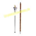 Black Watch Drum Major Maces with Gold Lion Crown