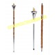 Black Watch Drum Major Maces with Gold Lion Crown