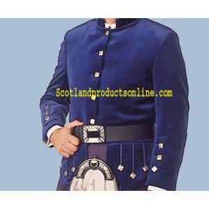 Kenmore Doublet In Velvet With Waist Belt Free