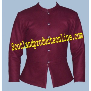 Simple Crimson Doublet Jacket