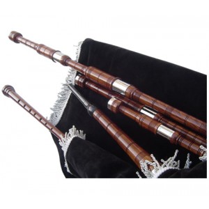 Lowland Bagpipe made in rose wood