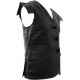 New Black Leather Swordsman Jacobite Kilt Waistcoat