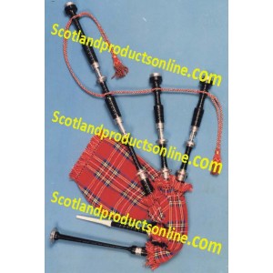 Ebony/African Blackwood Great Highland Bagpipe