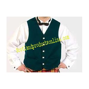 Green Argyll Waistcoat (Vest)