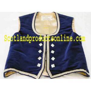 Navy Blue Highland Dancing Vest