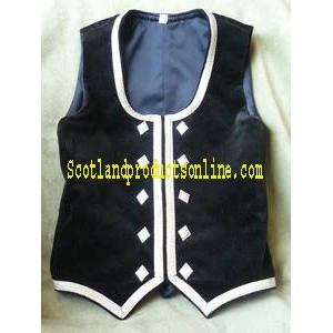 Dark Green Girls Highland Dancing Vest