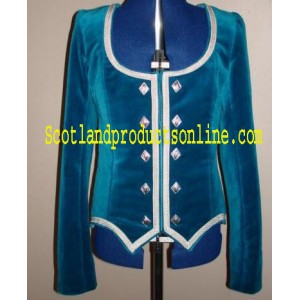 Highland Dancing Vest With Silver Braid