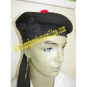 Balmoral Black Wool Hat
