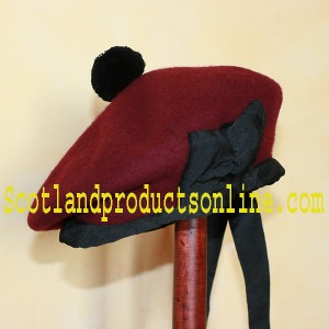 Maroon Balmoral Hat
