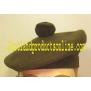 Khaki Military Balmoral Hats