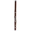 Ebony/African Blackwood BB flute with slid head