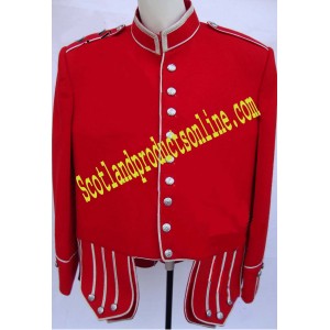 Pipe Band Doublet Jacket In Blazer Wool