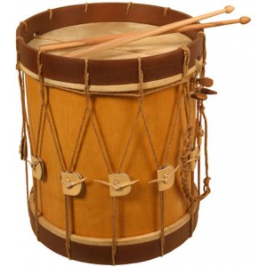 Renaissance Drum  13" x 13"  with beaters