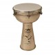 Gold Plated Engraved Djembe or Dumbeks made in Brass