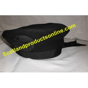 Black Irish Caubeen Hat