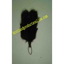 Black 3 Inch Feather Hackle