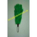 Green 3 Inch Feather Hackle