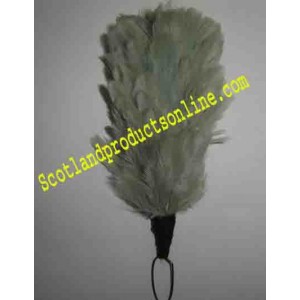 Silver 3 Inch Feather Hackle