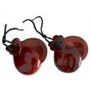 Modern Style Whitewood Castanets on a Handle