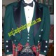 Green & Navy Prince Charlie Jacket And Vest