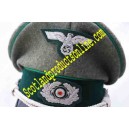 WWII WH Mountain Troop Officer's Visor Cap