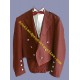 Red Prince Charlie Jacket With Waistcoat